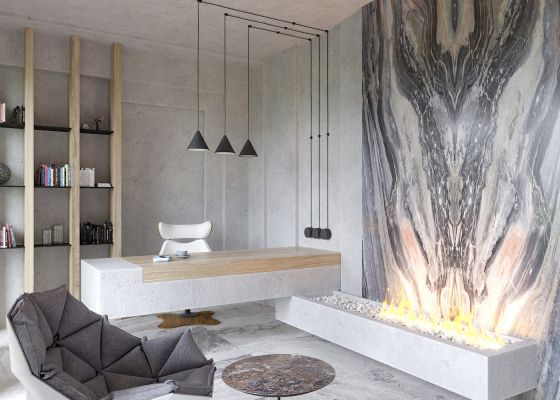 Проект "Кабинет: CONCRETE HOUSE"